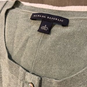 Banana Republic Small Sage Green Cardigan
